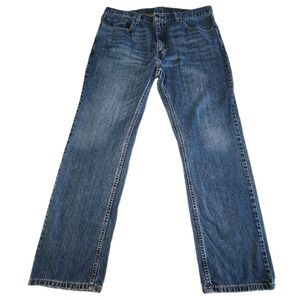 LEVIS 559 Jeans Mens 38x32 Blue Medium Wash Relaxed Straight‎ Leg Zip Fly Denim